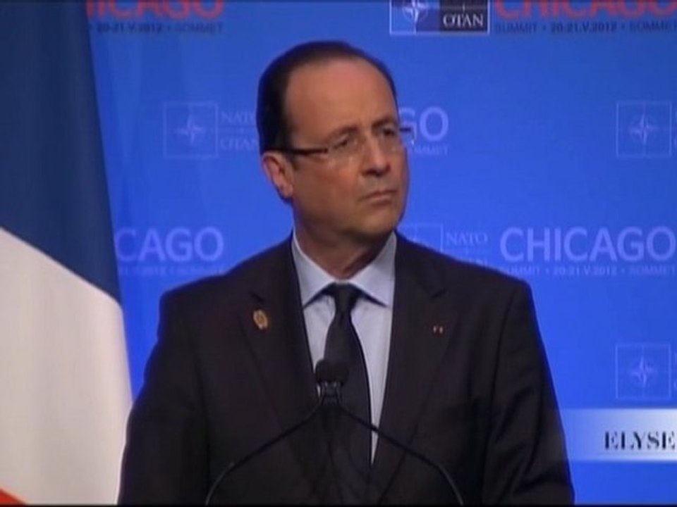 Point presse du Président à l'issue du sommet de l'OTAN à Chicago