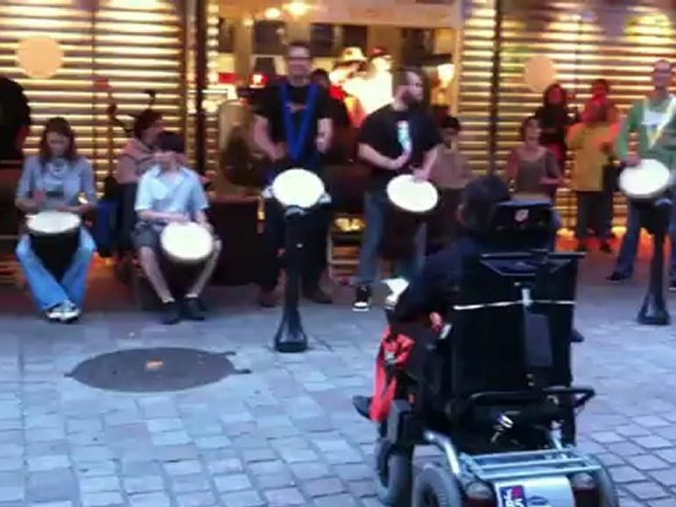 Fête de la musique à Nantes . tambours