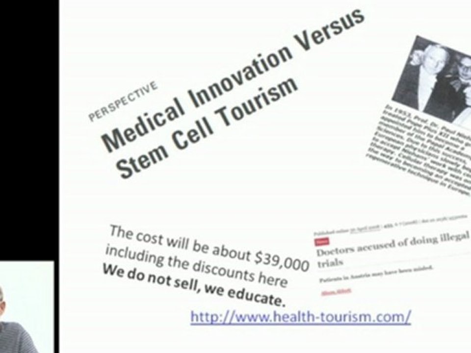 Tourisme médical et traitements à base de cellules souches embryonnaires humaines
