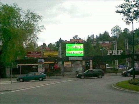 EKRAN LED ZAKOPANE, DWORZEC PKP/PKS TEL.782 666 777