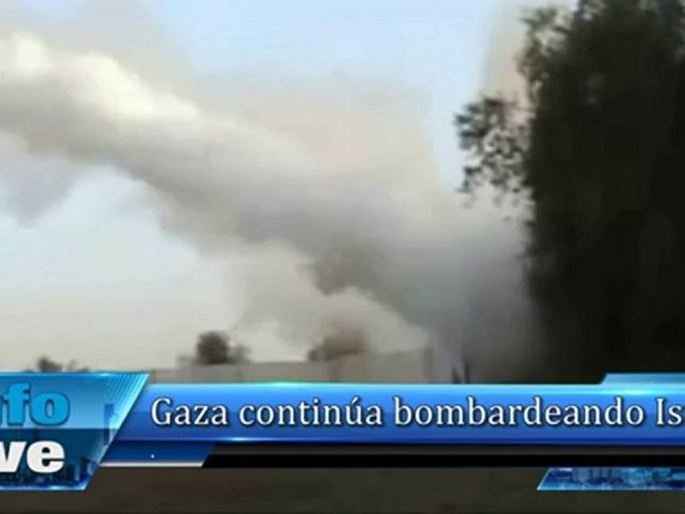 Gaza continúa bombardeando Israel