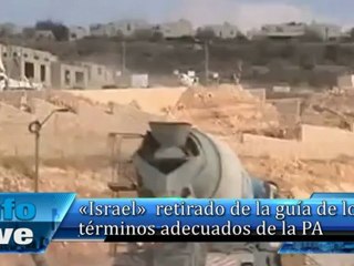 «Israel»  retirado de la guía de los términos adecuados de la PA