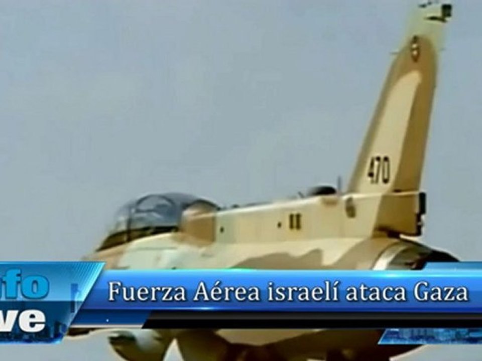 Fuerza Aérea israelí ataca Gaza