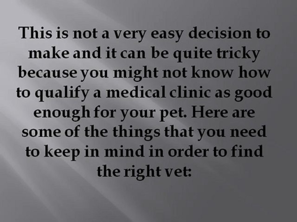 Vets