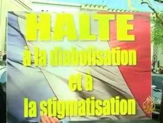 مظاهرة ضد الخطاب المعادي للإسلام في فرنسا