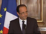 Allocution du Président après l'annonce du décès de quatre soldats français en Afghanistan
