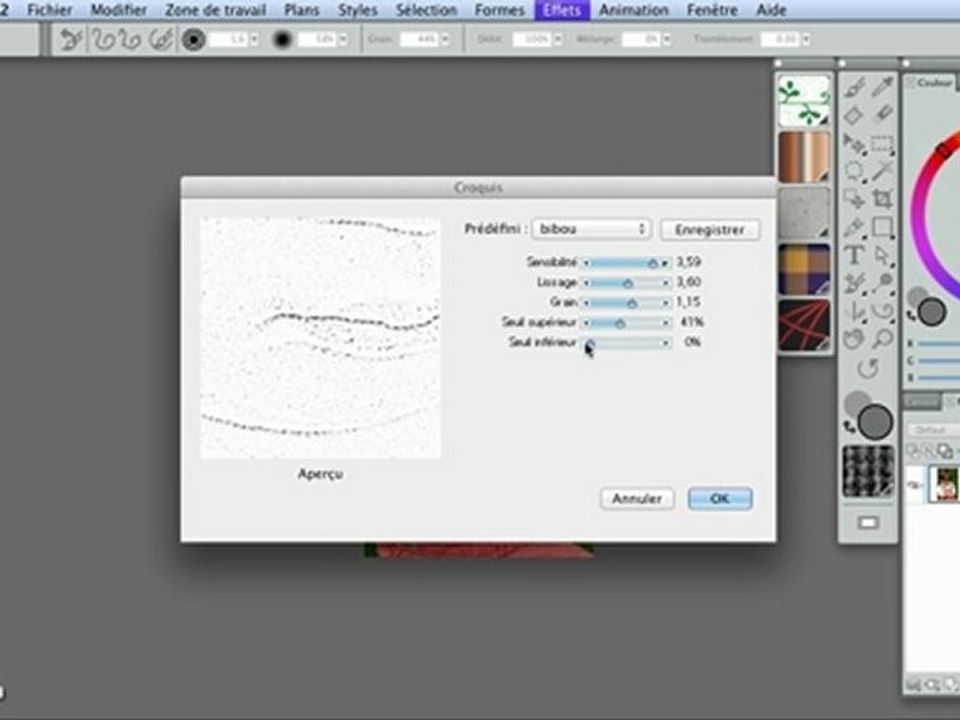 Corel Painter 12 : Rendu de mine graphite