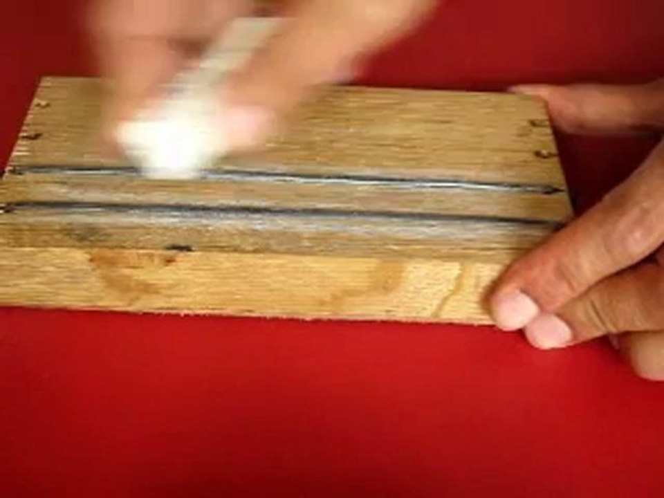 Affûtage de l'abat carre