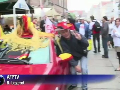 Euro-2012: Gdansk envahie par les supporters allemands
