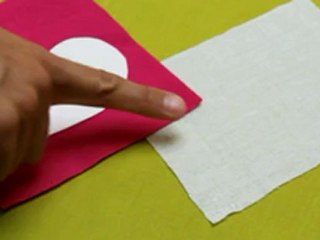 cours de couture - comment coudre un motif appliqué à la machine - tuto de couture