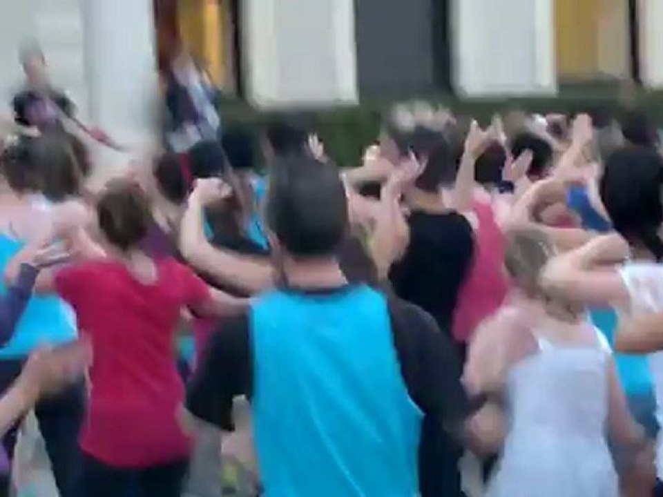 cour de zumba a la fête de la musique angers