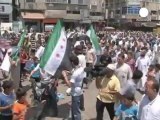 A Gaza manifestazione popolare di solidarietà al popolo...
