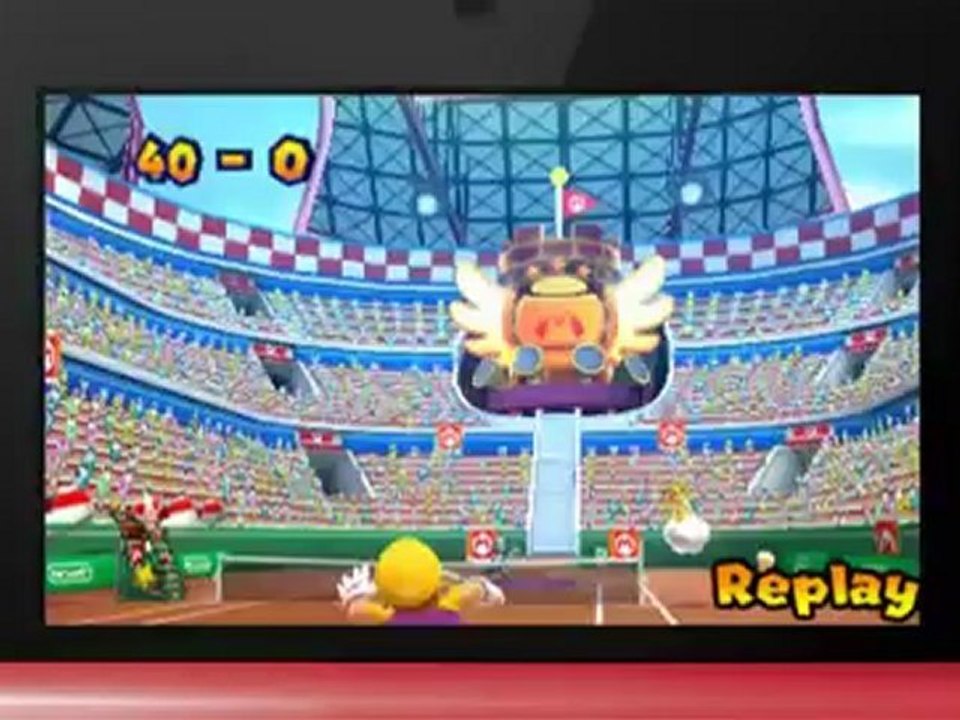 Mario Tennis Open - Trailer - Metal Mario montre sa puissance