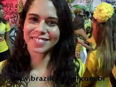Dainty Brazilian Dancers from Rio Sambadrome Brazil: ...
