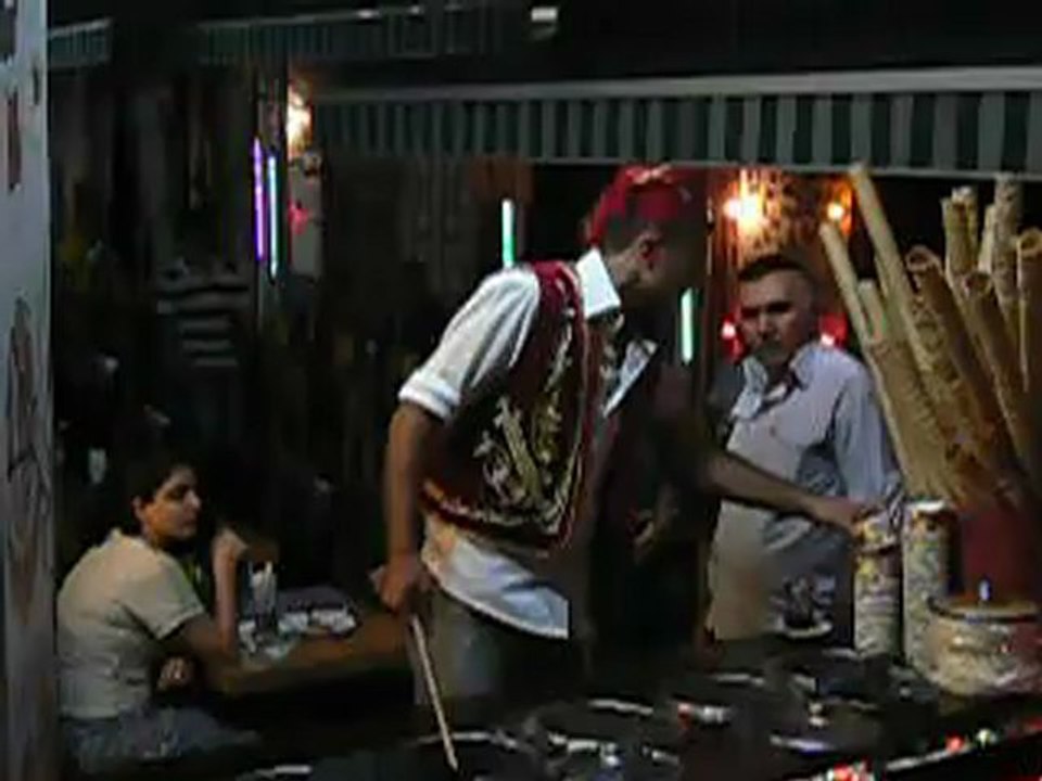 le vendeur de glace d'istanbul