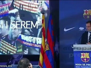 Rueda de prensa de Sandro Rossell