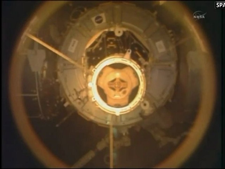 [STS-133] Discovery Undocking (Real Time)