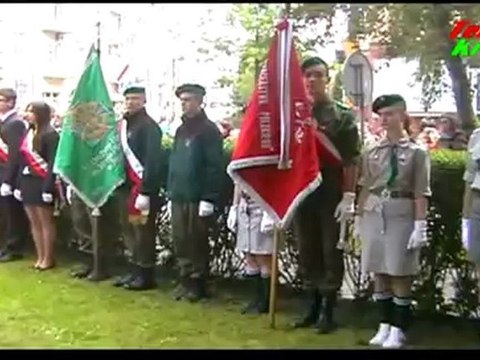 100 lat harcerstwa krośnieńskiego - Odsłonięcie tablicy