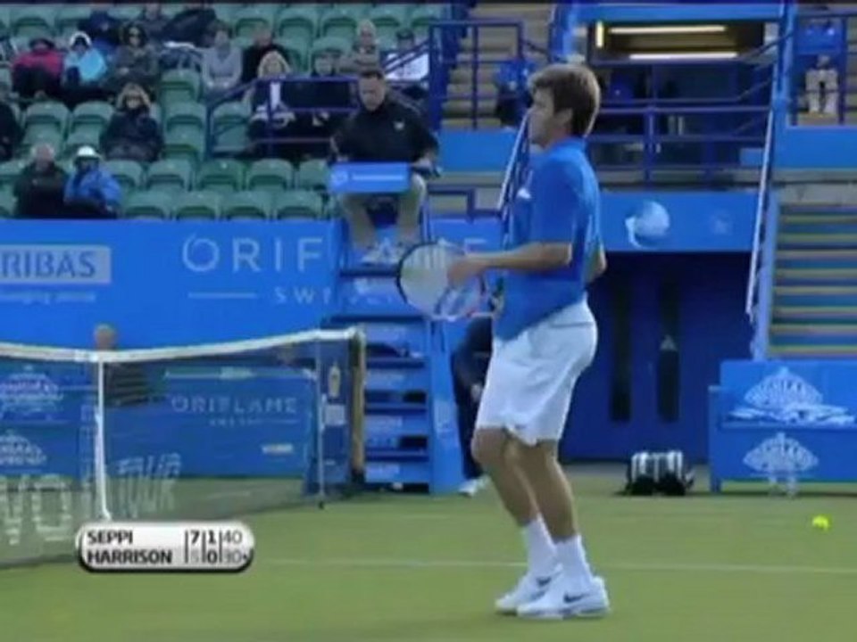 Eastbourne: Titelverteidiger Seppi wirft Harrison raus