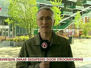 Grote stroomstoring in nieuwegein door blikseminslag 21 Juni 2012