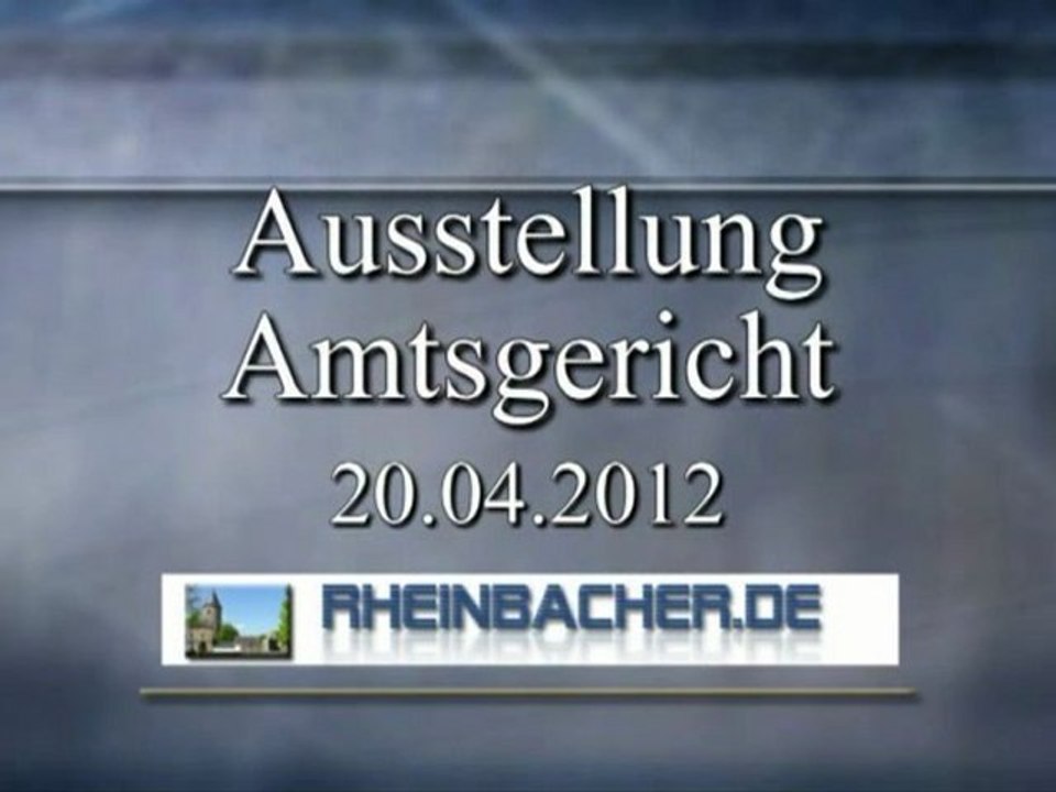 Kunstforum ´99 - Ausstellungseröffnung im Amtsgericht Rheinbach