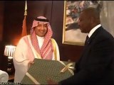 visite  du prince héritier  d'Arabie Saoudite au ministre Hamed BAKAYOKO intérimaire du premier ministre