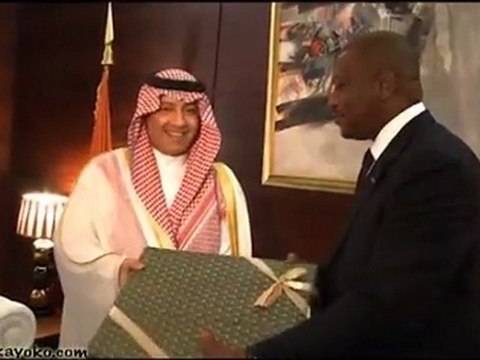 visite du prince héritier d'Arabie Saoudite au ministre Hamed BAKAYOKO intérimaire du premier ministre
