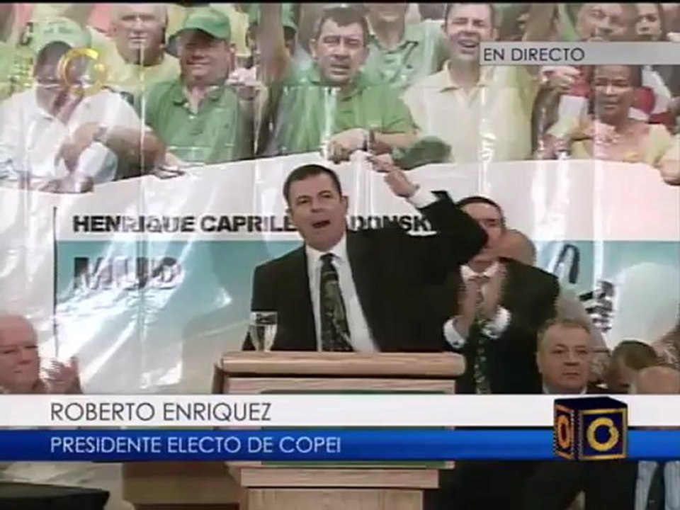 Copei se incorpora "íntegramente" al voluntariado nacional por Henrique Capriles