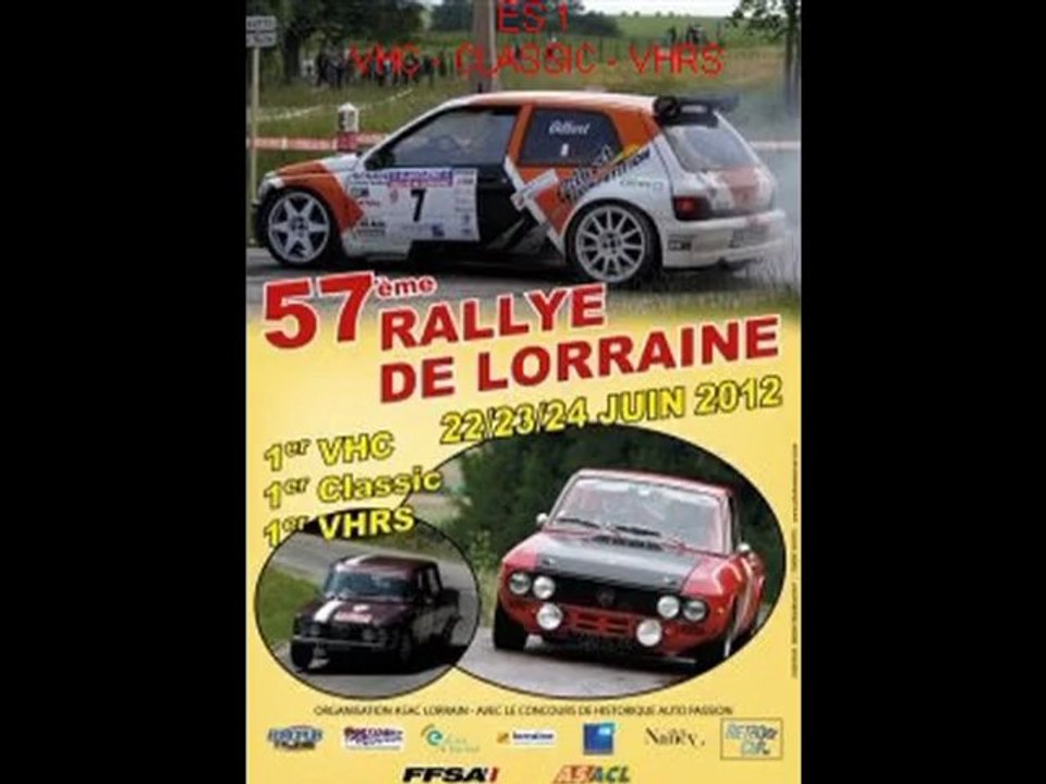 ES 1 DU 1 ER RALLYE DE LORRAINE VHC - CLASSIC & VHRS