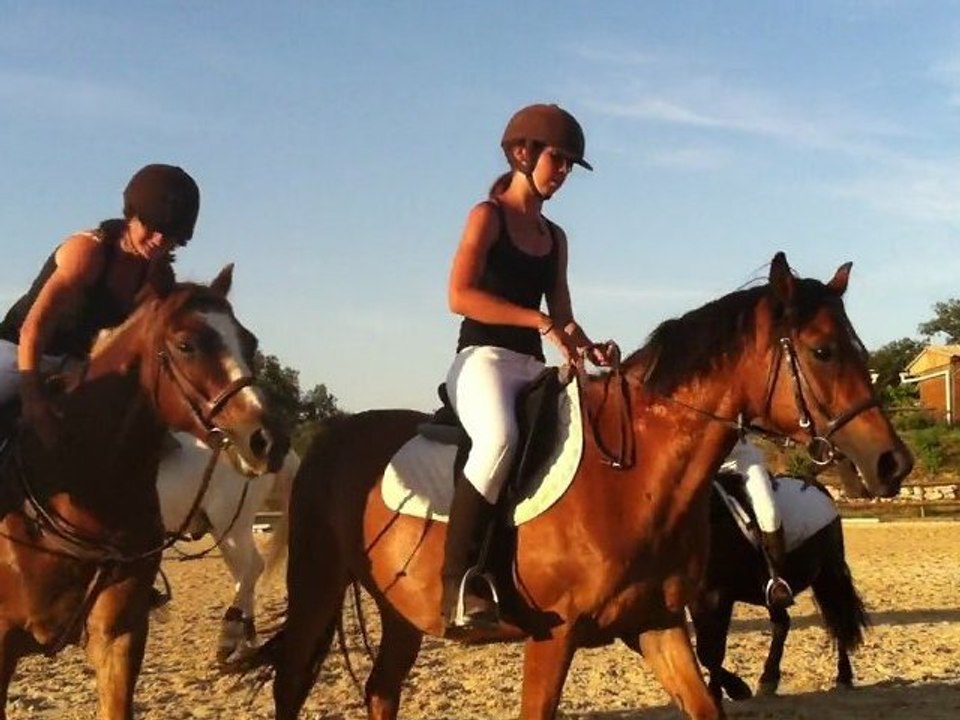 Spectacle équestre a Belle Coste 23 juin 2012