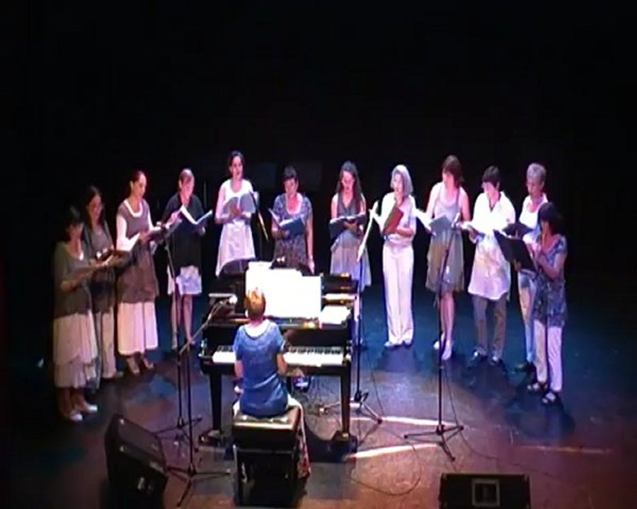 concert des chorales de Brigitte Jacquot le 22 juin 2012.EVF