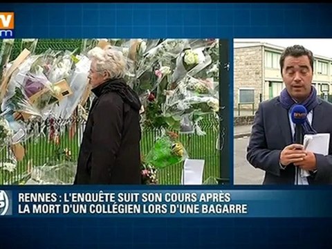 Rennes : le collégien de 13 ans mort pour un regard