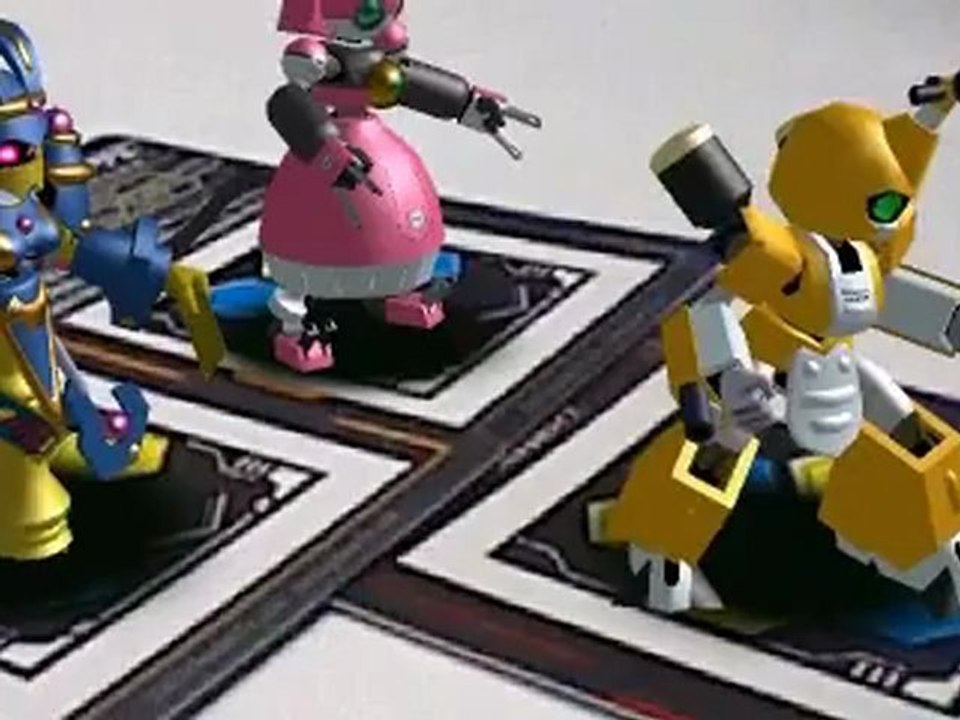 Medabots 7 - Gameplay - Démonstration de la Réalité Augmentée