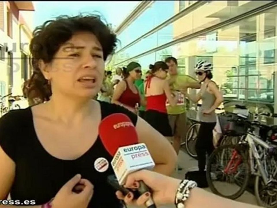 Bicicletada contra el proyecto "Eurovegas"