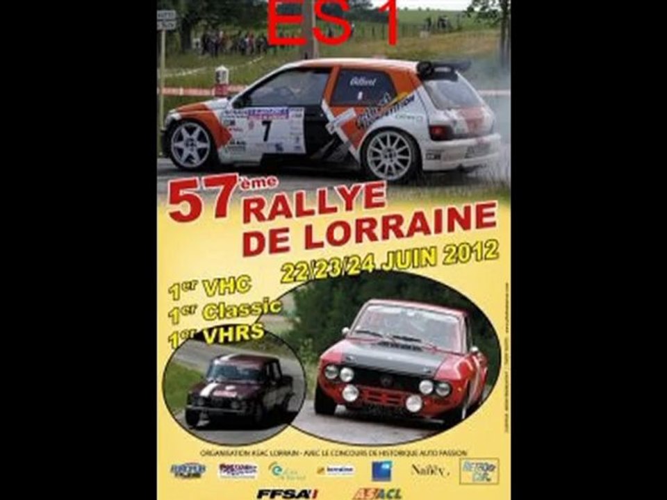 57 EME RALLYE DE LORRAINE ES 1