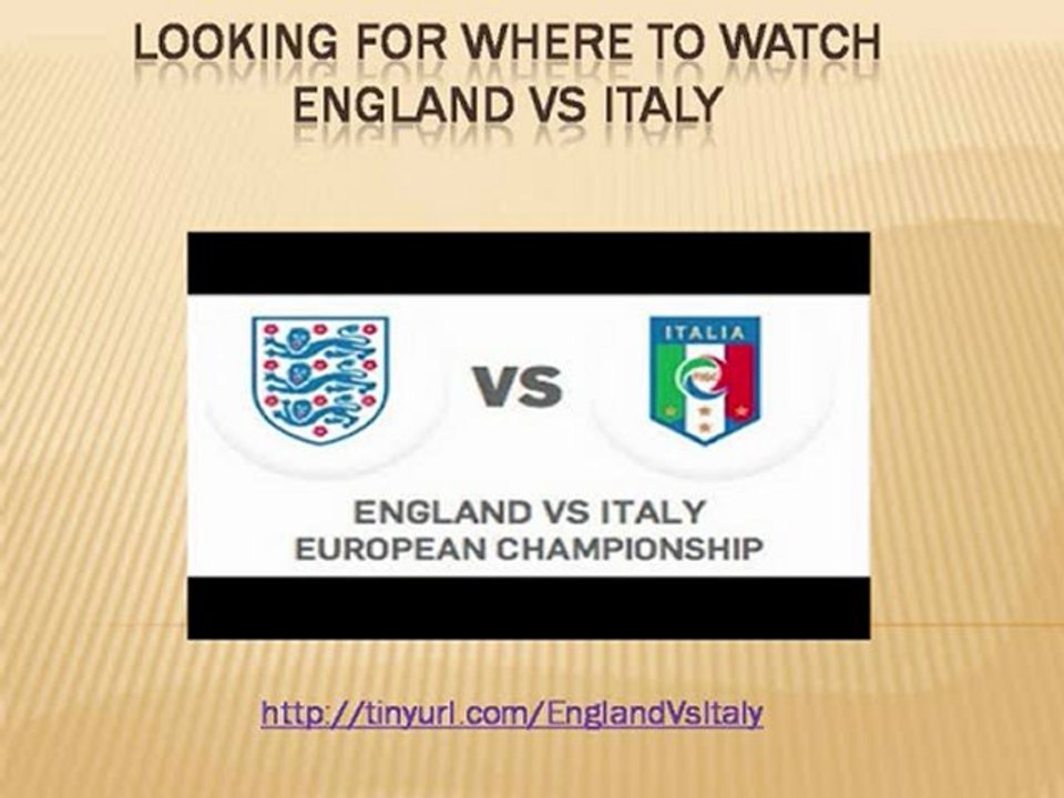 England Vs Italy live updates