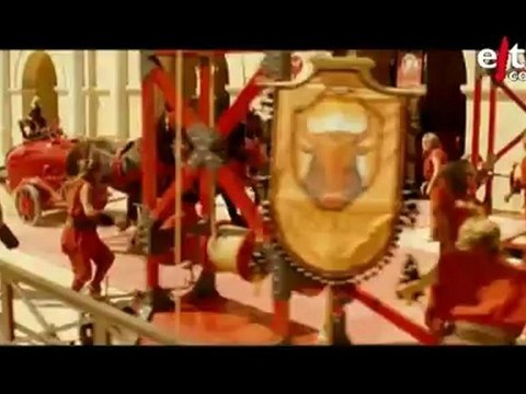 Michael Schumacher y la cuadriga Ferrari en Astérix en los Juegos olímpicos