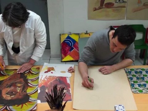 Aux ateliers d'arts plastiques...