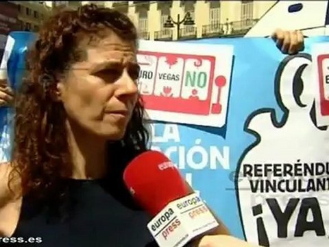 Protestan contra la privatización del Canal de Isabel II