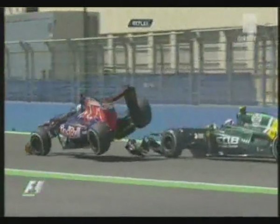 Valence 2012 : Accrochage entre Petrov et Ricciardo