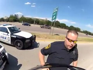 Biker alleges Dallas Sheriff Deputy made up charge to seize video evidence (RAW)