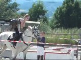 Voltige en ligne Mearas Spectacle Equestre