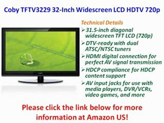 Coby TFTV3229 32-Inch Widescreen LCD HDTV REVIEW | Coby TFTV3229 32-Inch Widescreen FOR SALE