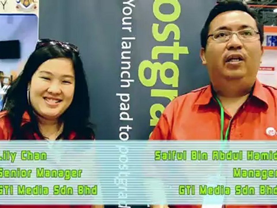 Lily Chan & Saiful Hamid, GTI Media Sdn Bhd, postgradasialive! 2012