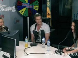 Partial studio video - Kristen and Chris on the K y l e & J a c k i e O radio show