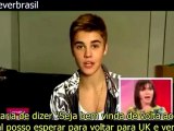 Justin Bieber deixa mensagem para a apresentadora Lorraine. - Bieber Fever Brasil