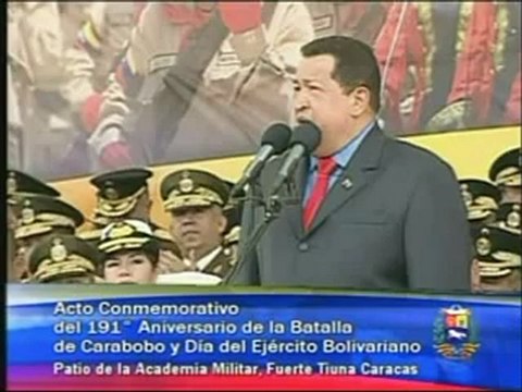 (VÍDEO) Presidente Chávez: «Hoy y mañana seguiremos invictos en Carabobo» 2/2