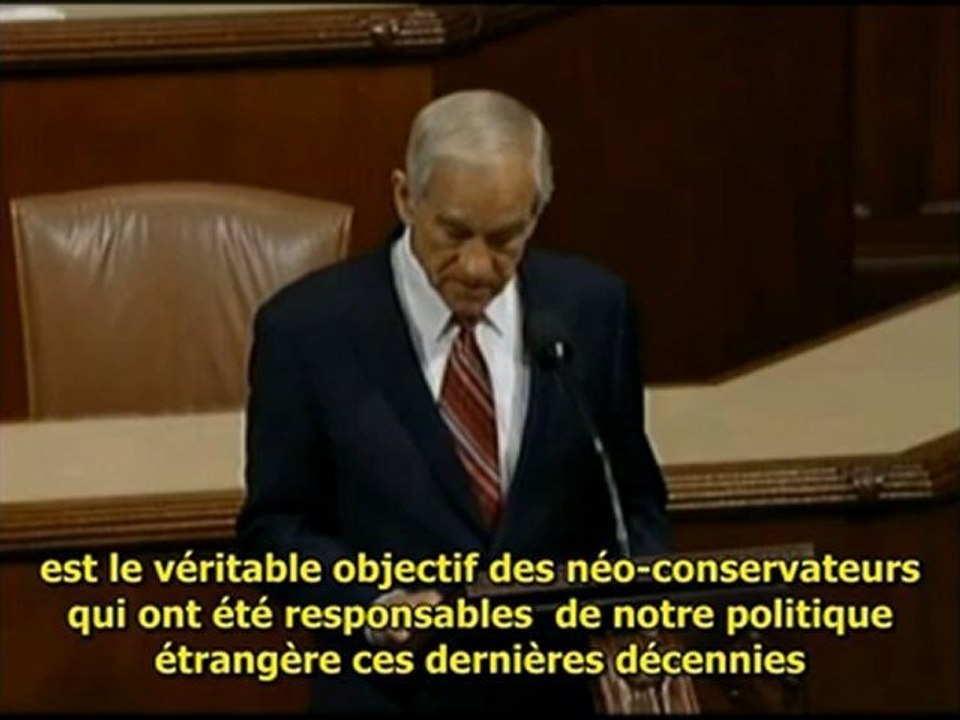 Preuves bidons pour attaquer la Syrie - Ron Paul