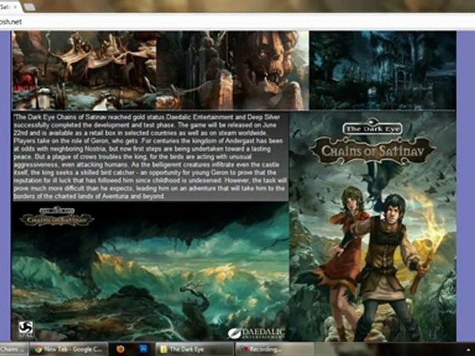 The Dark Eye Chains of Satinav Serial