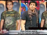 Does Salman Khan want to bury the hatchet with Shahrukh Khan